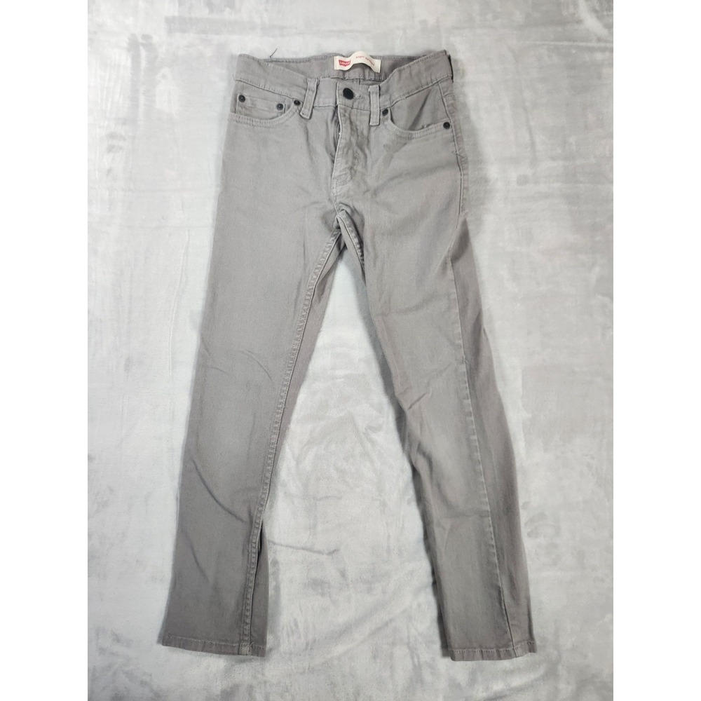 Levi's 510 Skinny Jeans Boys Size 12 Reg Gray Denim 26x26